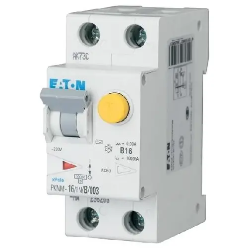 Eaton PKNM-16/1N/C/03-A-MW Aardlekautomaat 16A 1p C-kar