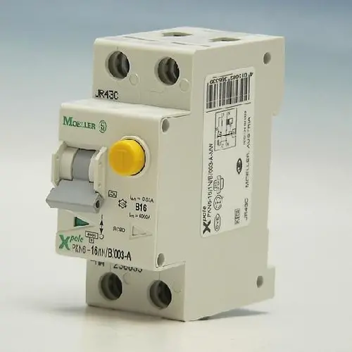Eaton PKN6-20/1N/B/03-A-MW Aardlekautomaat 20A 1p B-kar