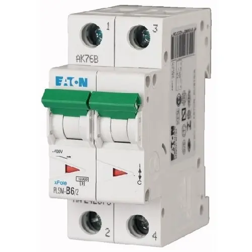 Eaton PLSM-D6/2-MW Installatieautomaat D-kar 2P 4