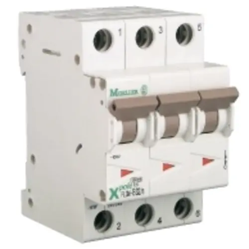 Eaton PLSM-C6/3-MW Installatieautomaat C-kar 3P 4