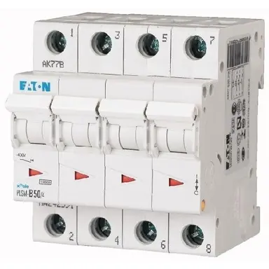 Eaton PLSM-B50/4-MW Installatieautomaat B-kar 4P 4