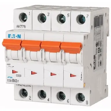 Eaton PLSM-C63/4-MW Installatieautomaat C-kar 4P 4
