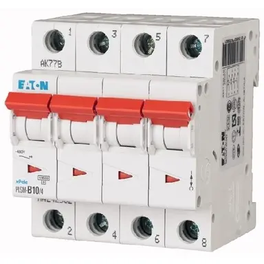 Eaton PLSM-D10/4-MW Installatieautomaat D-kar 4P 4