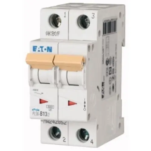 Eaton PLS6-B13/2-MW Installatieautomaat B-kar 2P 4