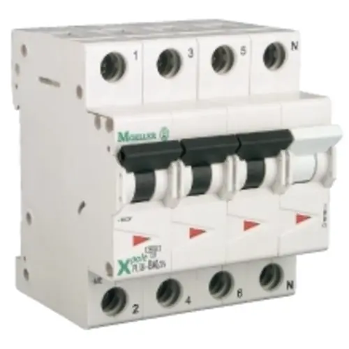 Eaton PLS6-B10/3N-MW Installatieautomaat B-kar 4P 4