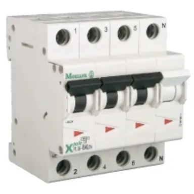 Eaton PLS6-B50/3N-MW Installatieautomaat B-kar 4P 4