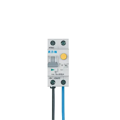 Eaton PKN6-16-1N-B-003-A-MW-FLN aardlekautomaat 16a 1p b-kar