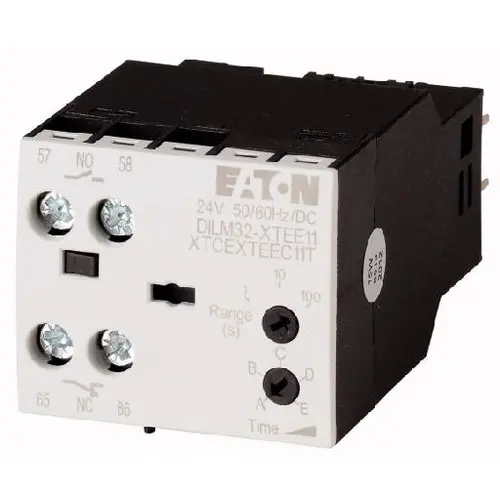 Eaton DILM32-XTED11-100(RA24) Tijdcont.blok 5-100sec. 1m1v