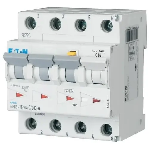 Eaton mRB6-16/3N/B/03-A Aardlekautomaat 16A B-kar
