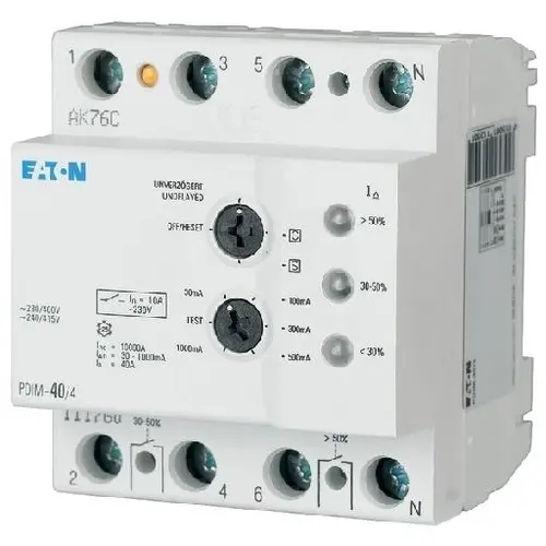 Eaton PDIM-40/4 Aardlekschakelaar 40A 4P kl.AC
