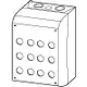 Eaton M22-I12 Drukknopkast leeg 12-gats Grij