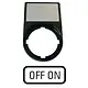 Eaton M22S-ST-GB10 Tekstschilddrager drukknop/sig