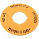 Eaton M22-XAK11 Tekstschild Geel Rond