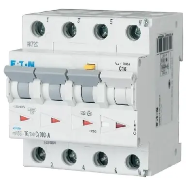 Eaton mRB6-16/3N/D/003-A Aardlekautomaat 16A D-kar