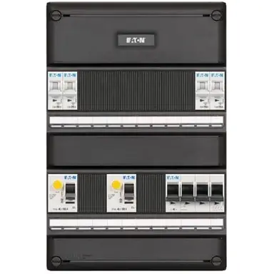 Eaton I-42V3400-HS-64 groepenkast 3-fase 4 groepen 2-aardlekschakelaars en hoofdschakelaar