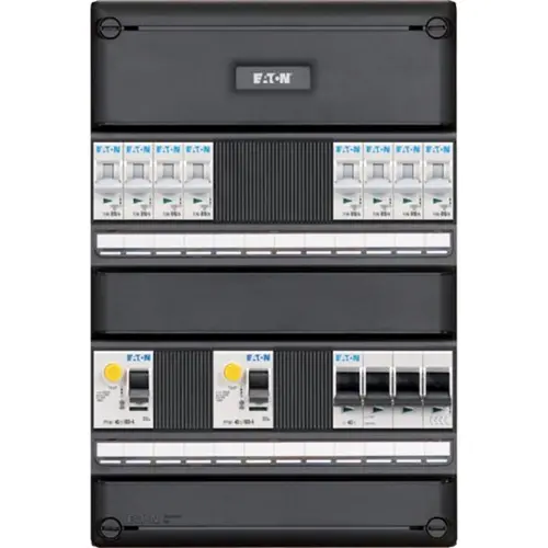 Eaton I-82V3400-HS-64 groepenkast 3-fase 8 groepen 2-aardlekschakelaars en hoofdschakelaar