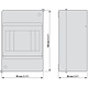 Eaton MINI-4 miniverdeler opbouw 1-rij 4-plaatseenheden IP20