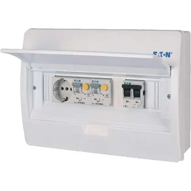 Eaton PV-A-20G14-H-1CD PV verdeelkast 1-fase 2x aardlekautomaat 1xhoofdschakelaar 1xcontactdoos