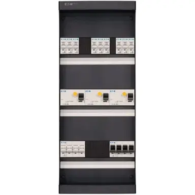 Eaton I-93G34K0-HM104 groepenkast 3-fase 9 groepen 3-aardlekschakelaars 1x 4p automaat en hoofdschakelaar