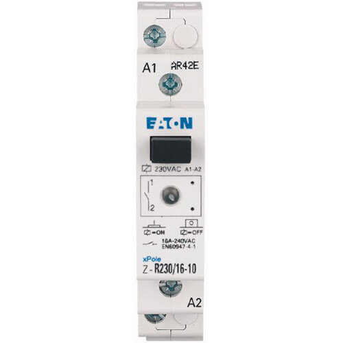 Eaton Z-R230/16-10 installatierelais 1xmaakcontact NO 16A/240V stuurspanning AC 230V ICS-R16A230B200