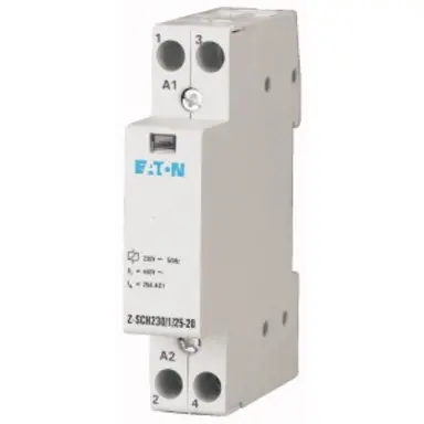 Eaton Z-SCH230/1/25-20 installatieschakelaar 2xmaakcontact NO 25A/440V stuurspanning AC 230V 120853