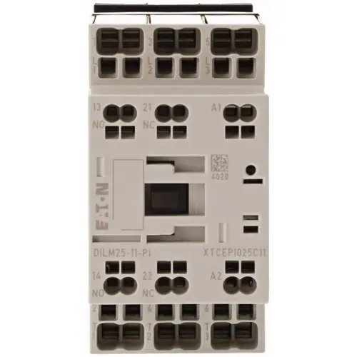 Eaton DILM25-11(230V50HZ,240V60HZ)-PI mag schak 11kw 1m 1v push-in