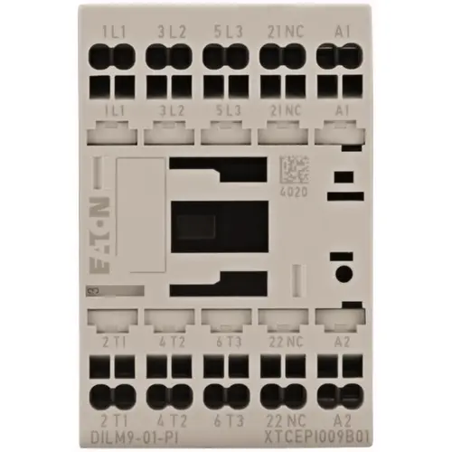 Eaton DILM9-01(24VDC)-PI mag schak 4kw 0m 1v push-in
