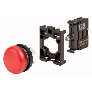 Eaton M22-L-R-LED-BVP signaallampen vlak rood