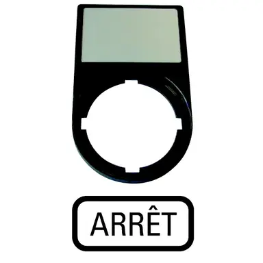 Eaton M22S-ST-F0 drager +schild arret