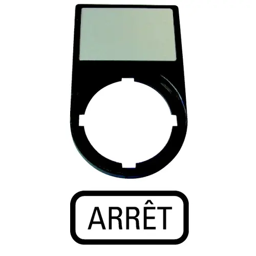 Eaton M22S-ST-F0 drager +schild arret