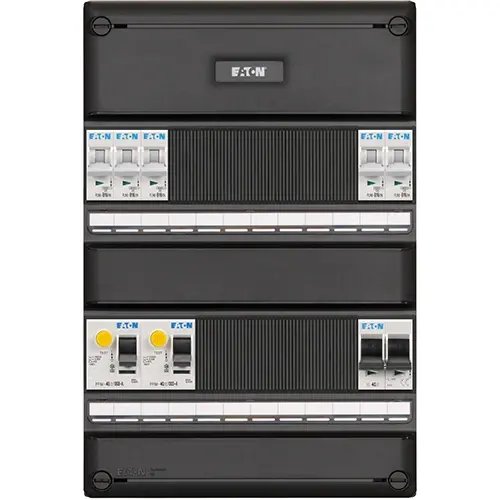 Eaton I-52G1400-HS-64 groepenkast 1-fase 5 groepen 2-aardlekschakelaars en hoofdschakelaar