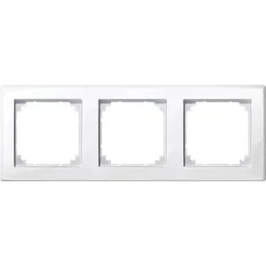 Schneider 478319 M-Smart afdekraam 3V glanzend wit RAL9010