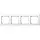 Schneider 478419 M-Smart afdekraam 4V glanzend wit RAL9010