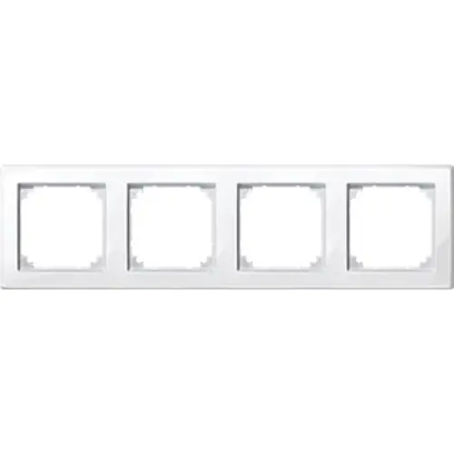 Schneider 478419 M-Smart afdekraam 4V glanzend wit RAL9010