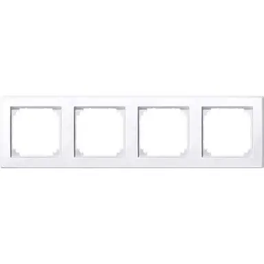 Schneider 478425 M-Smart afdekraam 4V glanzend wit RAL9016