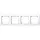 Schneider 478425 M-Smart afdekraam 4V glanzend wit RAL9016