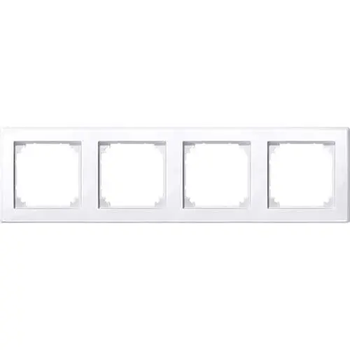 Schneider 478425 M-Smart afdekraam 4V glanzend wit RAL9016