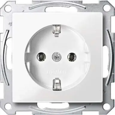 Schneider MTN2301-0319 wandcontactdoos 1-voudig randaarde inbouw