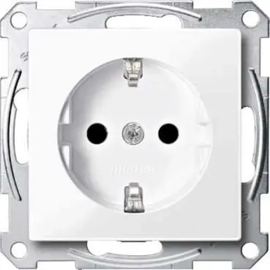 Schneider MTN2300-0325 wandcontactdoos 1-voudig randaarde inbouw