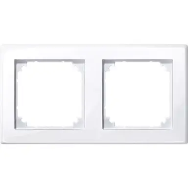 Schneider 478225 M-Smart afdekraam 2V glanzend wit RAL9016