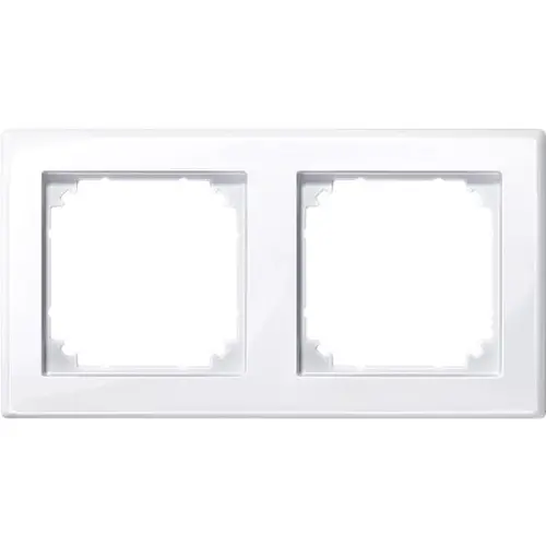 Schneider 478225 M-Smart afdekraam 2V glanzend wit RAL9016