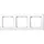 Schneider 478325 M-Smart afdekraam 3V glanzend wit RAL9016