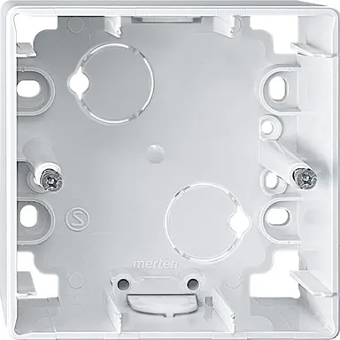 Schneider 519119 Opbouwbak 1v Einddoos Wit Hori