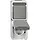 Schneider MTN3495-8029 Aquastar combinatie schakelaar/wandcontactdoos IP44 grijs