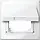 Schneider 478019 M-Smart afdekraam 1V met klapdeksel glanzend wit RAL9010