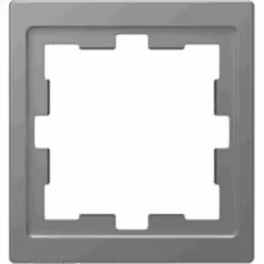 Schneider MTN4010-6536 D-Life afdekraam 1-voudig glanzend RVS