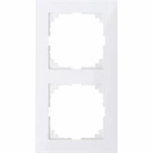 Schneider MEG4020-3619 M-Pure afdekraam 2V polarwit RAL9010