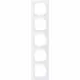 Schneider MEG4050-3619 M-Pure afdekraam 5V polarwit RAL9010