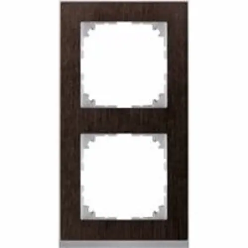 Schneider MEG4020-3671 M-Pure afdekraam 2V mat wenge