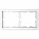 Schneider MTN4020-6535 D-Life afdekraam 2V glanzend lotuswit